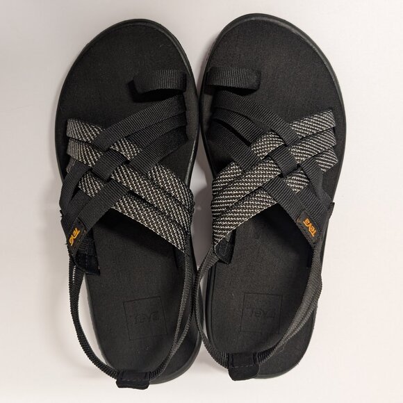 Teva Voya Strappy Sandals in Hera-Black - Size 6 - Picture 6 of 16